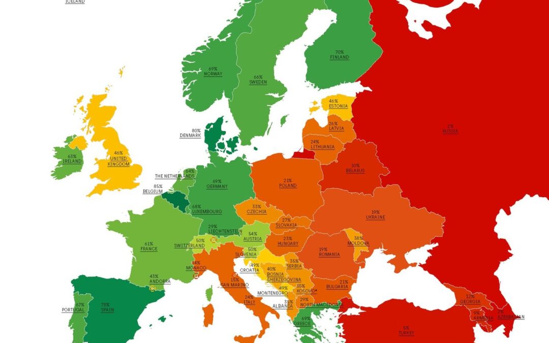 Poland no longer ranked worst country in EU for LGBT+ people